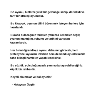 Go Terimler Sözlüğü