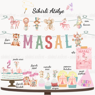 Pembe Karnaval Parti Seti