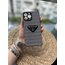 PRADA SİYAH Lüks Moda Kumaş Telefon Kılıfı(İphone13 Pro Max)