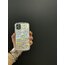 Lüks Glitter lazer 3D kalp telefon kılıfı (IPhone 11)