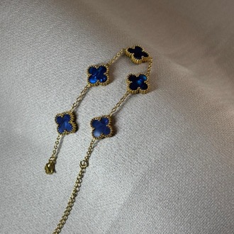 Altın Kaplama Çelik Mavi Van Cleef