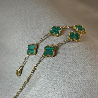 Altın Kaplama Çelik Yeşil Van Cleef