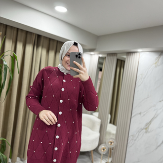 Nefise taşlı hırka