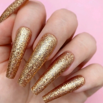 Antik Altın Glitter ince