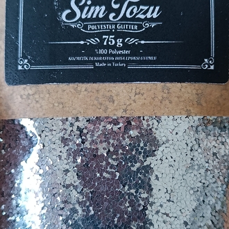 Gümüş Glitter 1mm