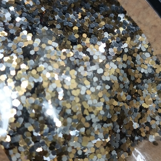 Gold/Silver Chunky Glitter