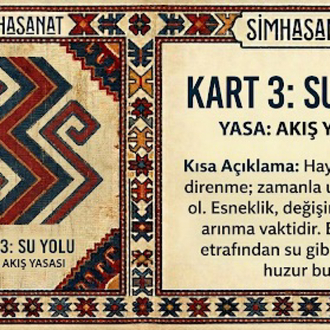 Töre Yazıtları: Anadolu Bilgeliği & Kilim Motifleri Rehber Kart Seti