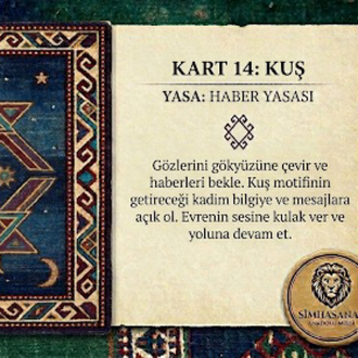 Töre Yazıtları: Anadolu Bilgeliği & Kilim Motifleri Rehber Kart Seti