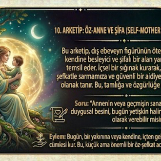 Anne Arketipleri & Duygusal Kordonlar: 10 Kartlık Şifa Seti