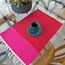 4 AL 3 ÖDE - El dokuma pamuk servis - Handwoven placemats