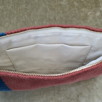 +9 renk/Baklava el dokuma pamuk portföy çanta - Handwoven cotton clutch
