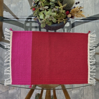 4 AL 3 ÖDE - El dokuma pamuk servis - Handwoven placemats