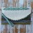 +10 renk/Baklava Elde Yün Dokuma Çanta (Hand-woven Wool Clutch)