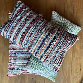 Çul-Çaput Kırlent Kılıfı (Rag Throw Pillow Cover)