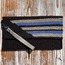+9 renk/Çubuklu Elde Yün Dokuma Çanta (Hand-woven Wool Clutch)