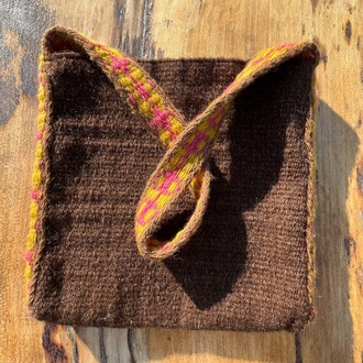 Elde Yün Dokuma Çanta (Hand-woven Wool Handbag)