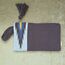 +9 renk/Göz el dokuma pamuk portföy - Handwoven cotton clutch