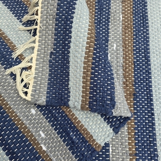 10 El Dokuma Çul-Çaput Kilim (Hand-woven Rag Kilim Rug)