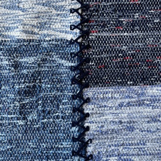 03 El Dokuma Çul-Çaput Kilim (Hand-woven Rag Kilim Rug)