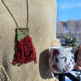 Çizgili kolye - Striped necklace