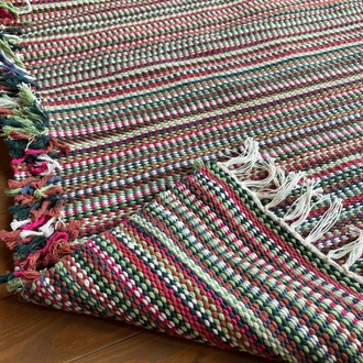 13 El Dokuma Pamuk Kilim (Hand-woven Cotton Kilim Rug)