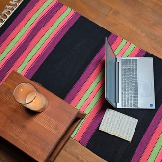 19 El Dokuma Pamuk Kilim (Hand-woven Cotton Kilim Rug)