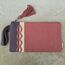 +9 renk/Baklava el dokuma pamuk portföy çanta - Handwoven cotton clutch
