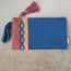 +9 renk/Baklava el dokuma pamuk portföy çanta - Handwoven cotton clutch
