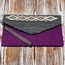 +10 renk/Baklava Elde Yün Dokuma Çanta (Hand-woven Wool Clutch)