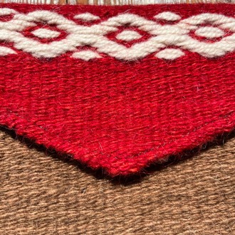 +10 renk/Baklava Elde Yün Dokuma Çanta (Hand-woven Wool Clutch)