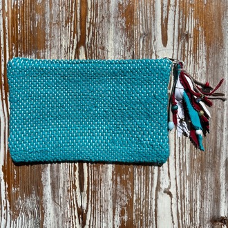 Diğer renkleri görmek için tıklayın. Elde Çul/Çaput Dokuma Çanta (Hand-woven Rag Clutch)
