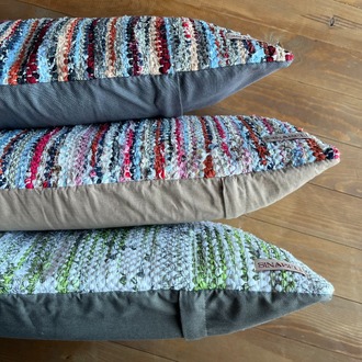 Çul-Çaput Kırlent Kılıfı (Rag Throw Pillow Cover)