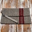 +3 renk/Geçişli Elde Yün Dokuma Çanta (Hand-woven Wool Clutch)