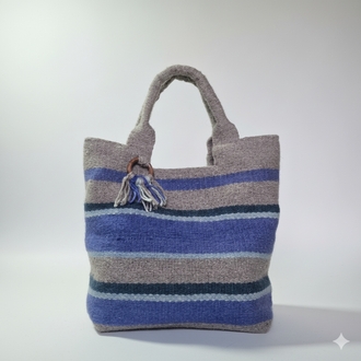 Diğer renkleri görmek için tıklayın. İlkay el dokuma yün çanta- Handwoven wool bag