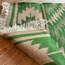 Yeşil Yıldız El Dokuma Yün Kilim (Green Star Hand-woven Wool Kilim Rug) - AMI0007