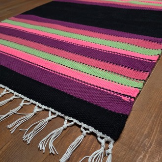 19 El Dokuma Pamuk Kilim (Hand-woven Cotton Kilim Rug)