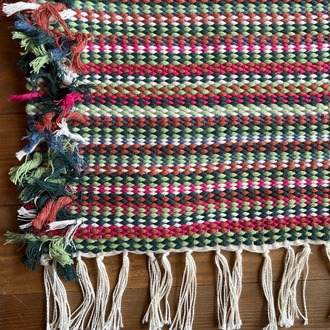13 El Dokuma Pamuk Kilim (Hand-woven Cotton Kilim Rug)