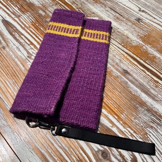 +3 renk/Geçişli Elde Yün Dokuma Çanta (Hand-woven Wool Clutch)