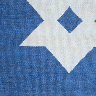 Yıldız El Dokuma Yün Kilim (Star Hand-woven Wool Kilim Rug)