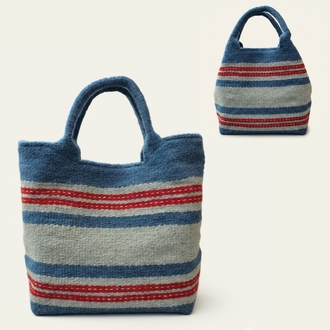 Diğer renkleri görmek için tıklayın. İlkay el dokuma yün çanta- Handwoven wool bag
