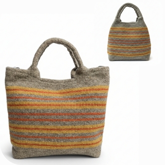 Diğer renkleri görmek için tıklayın. İlkay el dokuma yün çanta- Handwoven wool bag