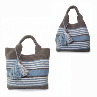 Diğer renkleri görmek için tıklayın. İlkay el dokuma yün çanta- Handwoven wool bag