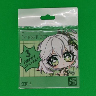 Genshin Impact: Seri 4 - Sumeru 3’lü Sürpriz Sticker Paketi