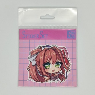 Doki Doki Literature Club 4'lü Sticker Seti