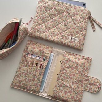 Tablet kılıfı + Kitap Kılıfı + Kalemlik 3’lü set