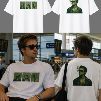DÖVÜŞ KULÜBÜ TYLER DURDEN BASKILI TSHİRT