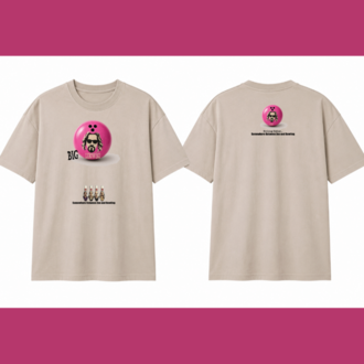 BIG LEBOWSKİ OVERSIZE ARŞİV SERİSİ (KALIN KUMAŞ) BEJ T-SHİRT