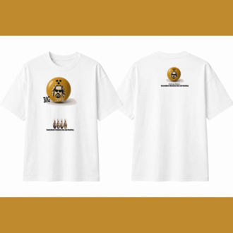 BIG LEBOWSKİ OVERSIZE ARŞİV SERİSİ (KALIN KUMAŞ) BEYAZ T-SHİRT