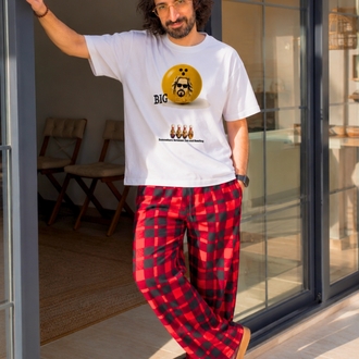 BIG LEBOWSKİ OVERSİZE ARŞİV SERİSİ (İNCE KUMAŞ) BEYAZ T-SHİRT