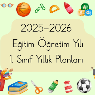 1. Sınıf Yıllık Planları